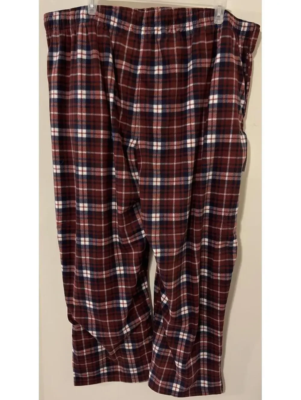 Sonoma Mens 4xb Red Plaid Pajama Pants with Pockets NWT! A4533